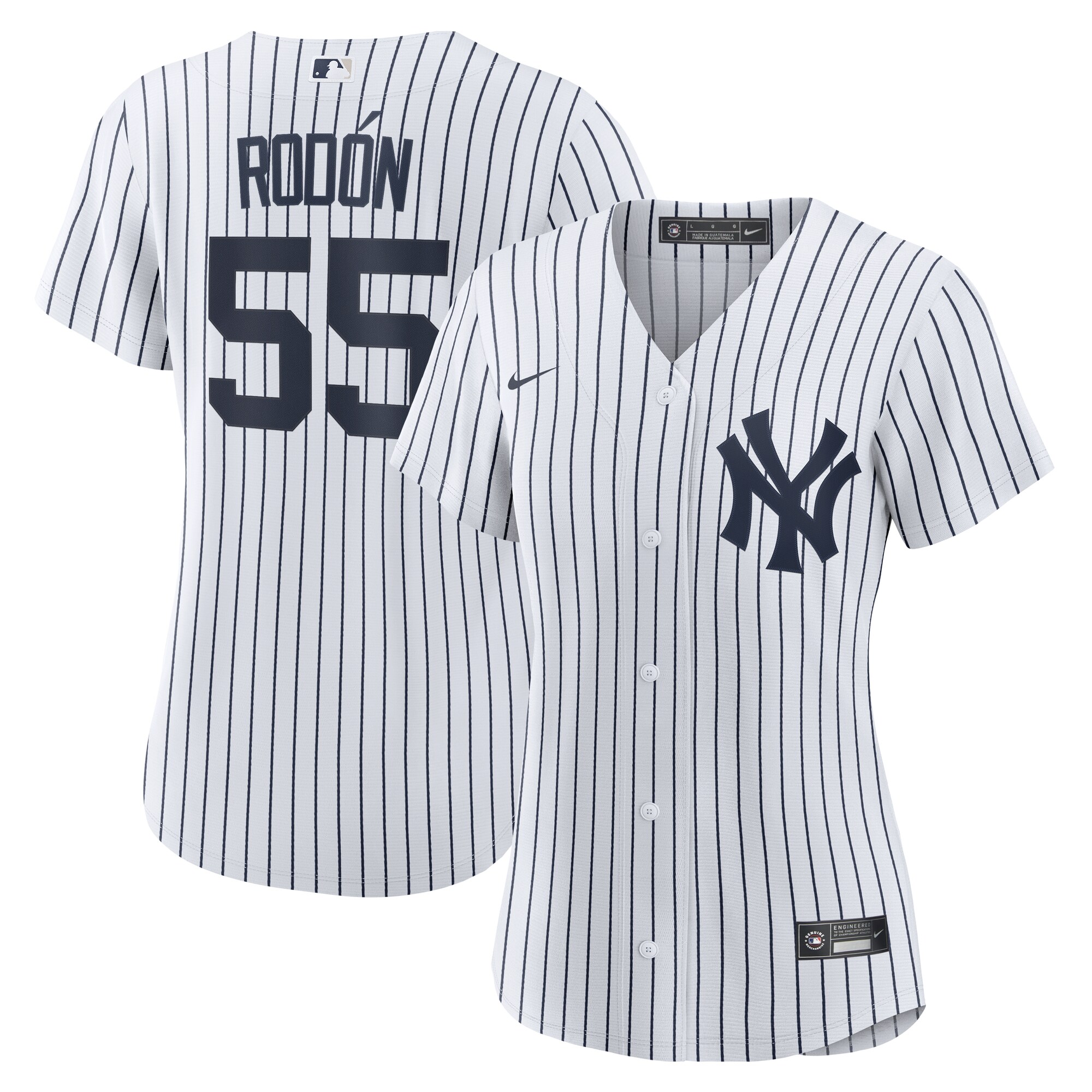 Women's New York Yankees Carlos Rodon Nike White Home Replica Jersey