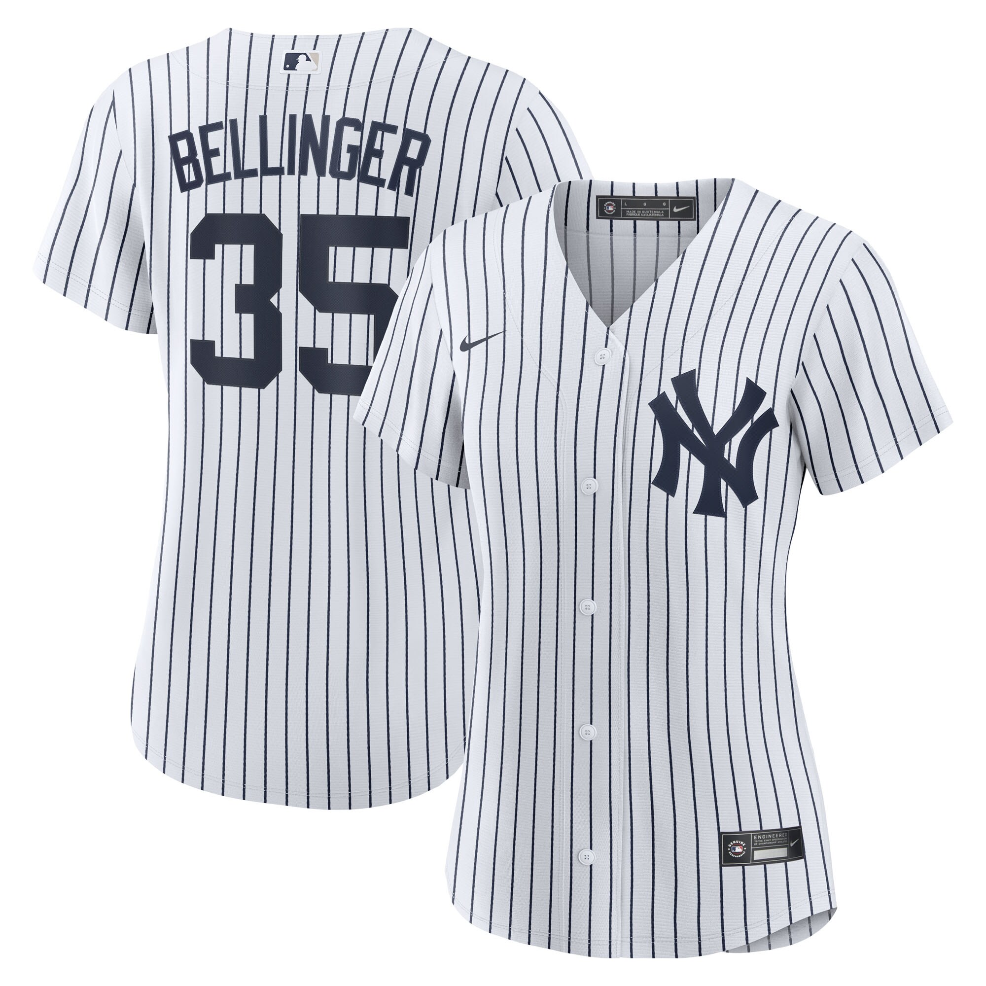 Women's New York Yankees Cody Bellinger Nike White Home Replica Player Jersey