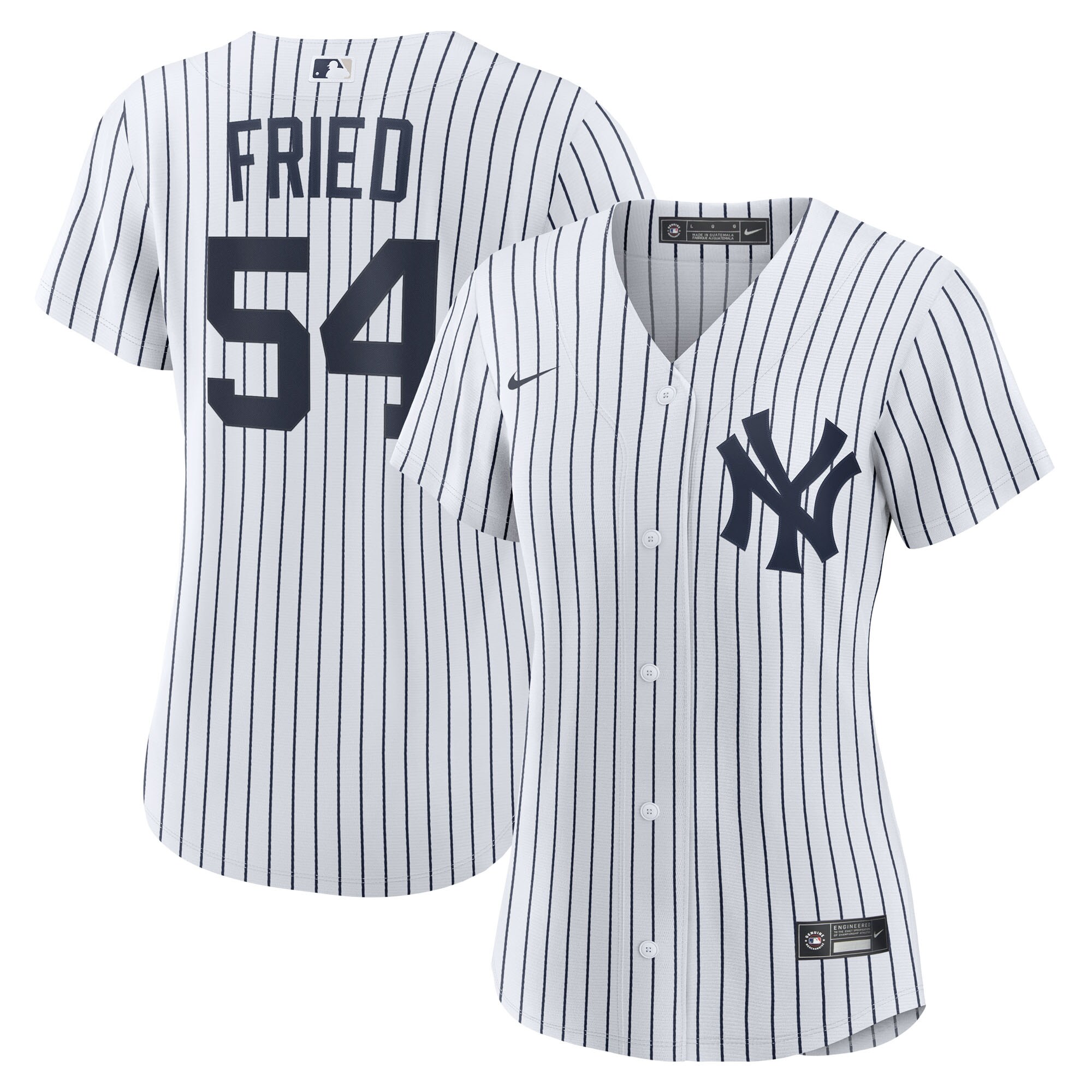 Women's New York Yankees Max Fried Nike White Home Replica Player Jersey