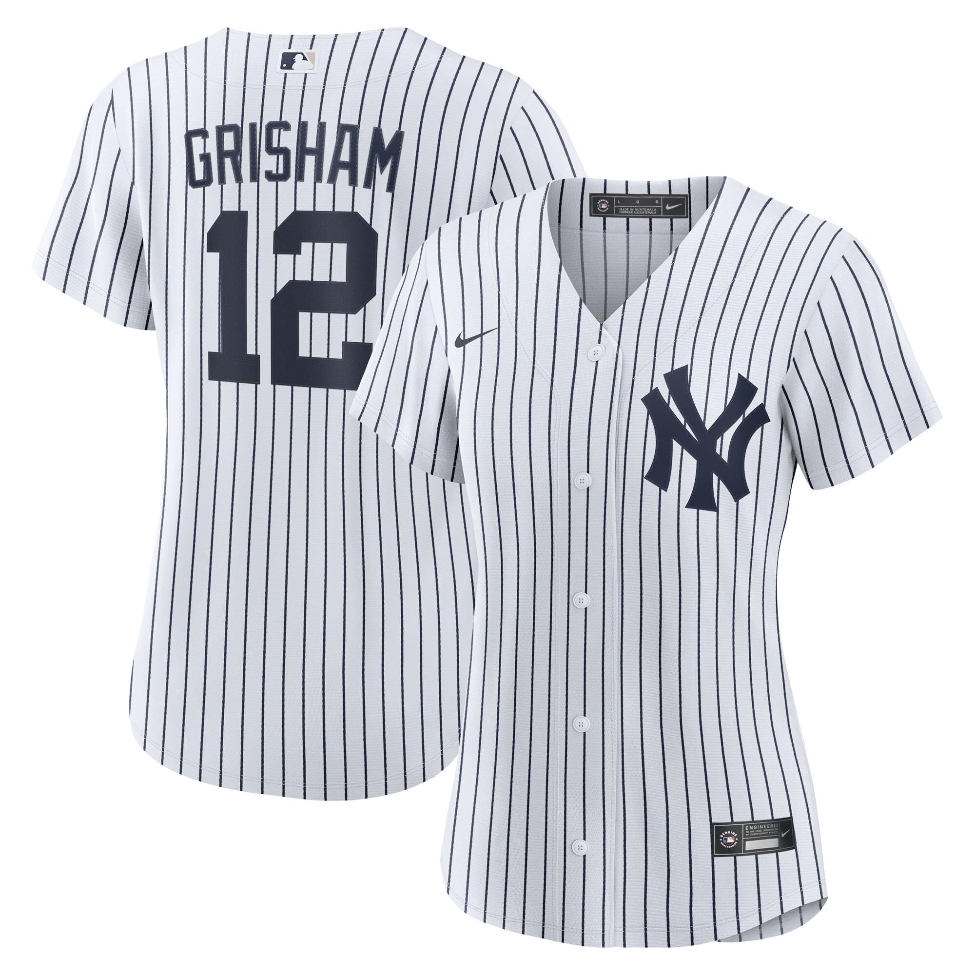 Women's New York Yankees Trent Grisham Nike White Home Replica Jersey