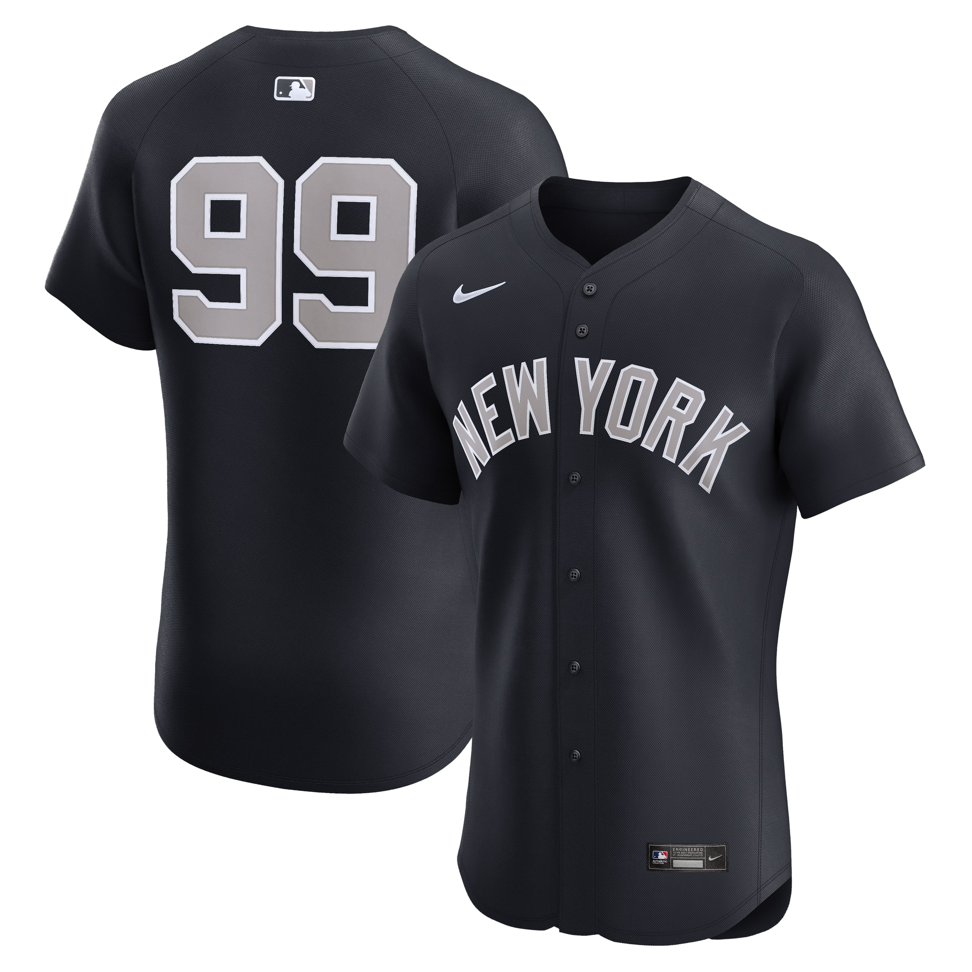 Men's New York Yankees Aaron Judge Nike Navy Alternate Elite Jersey