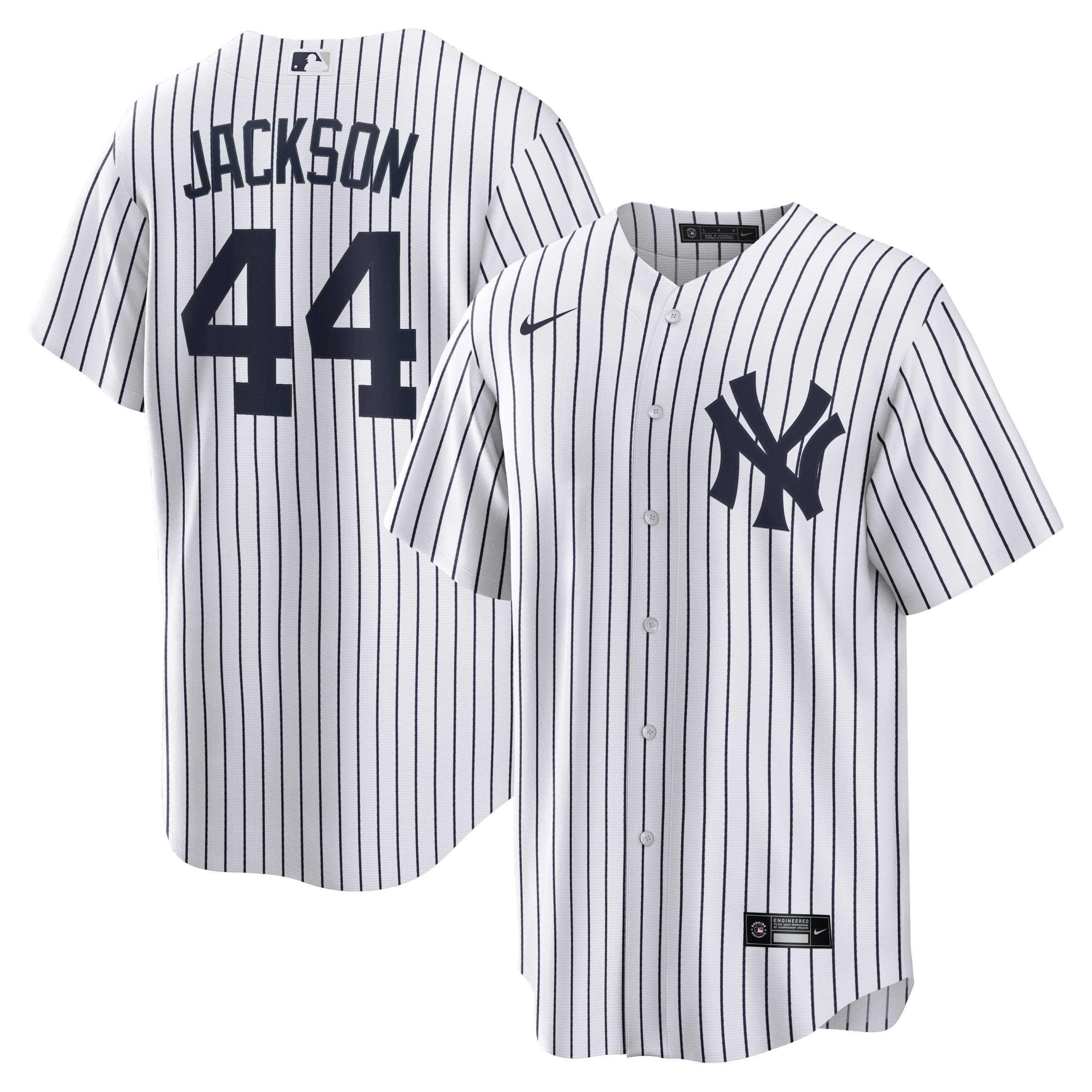 Men's New York Yankees Reggie Jackson Nike White Home Retired Player Replica Jersey