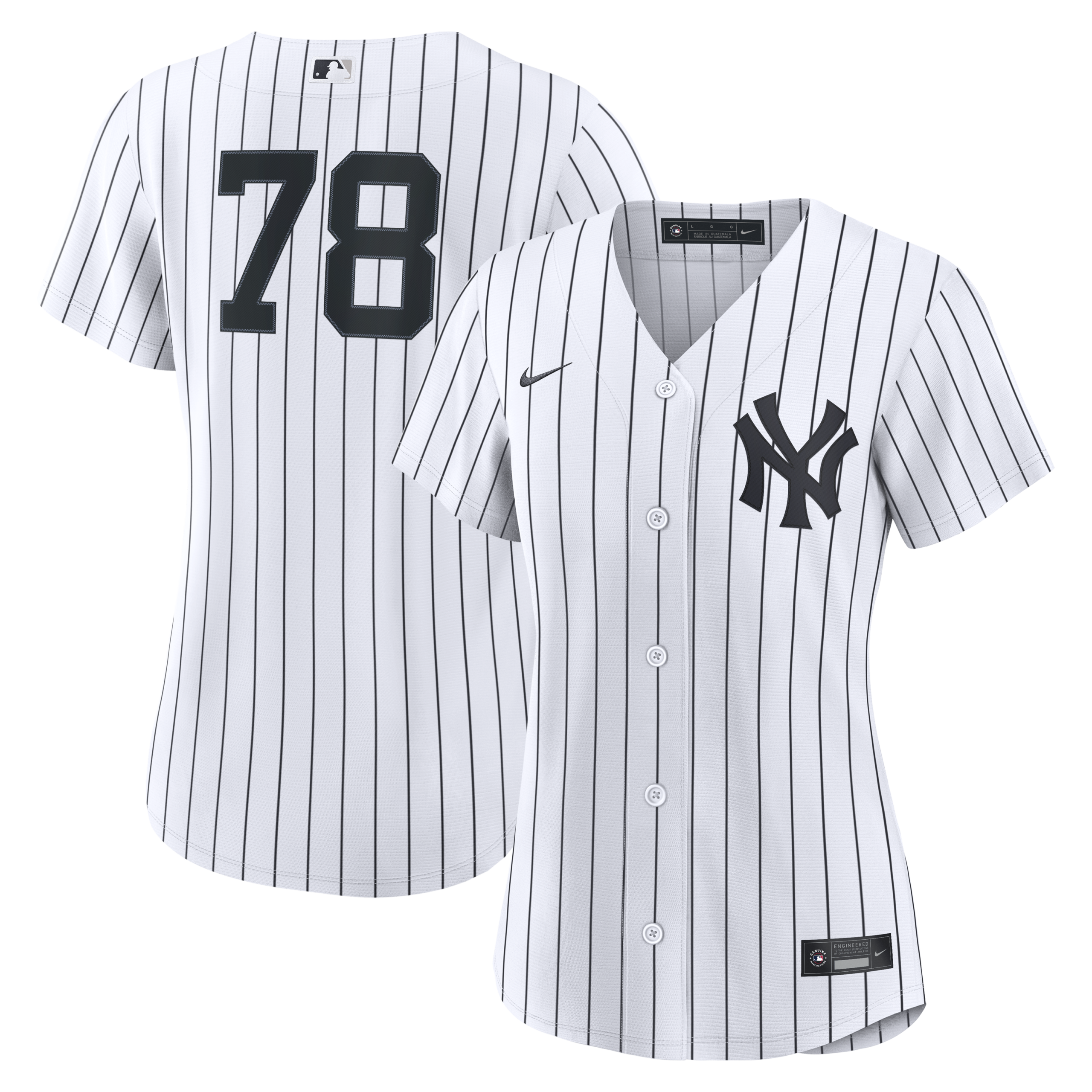 Women's New York Yankees Spencer Jones Nike White Home Replica Jersey